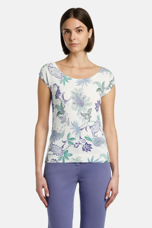 Women Tops and TShirts Luisa Spagnoli Corno Corno Purple