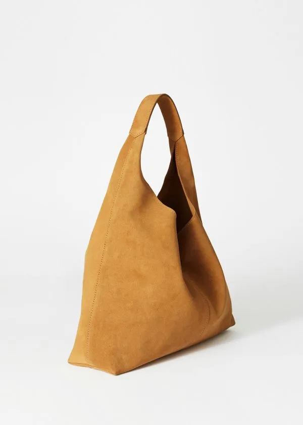 Women Tote Bags and Other Stories Classic Suede Tote Bag Yellow