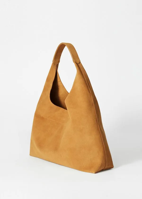 Women Tote Bags and Other Stories Classic Suede Tote Bag Yellow