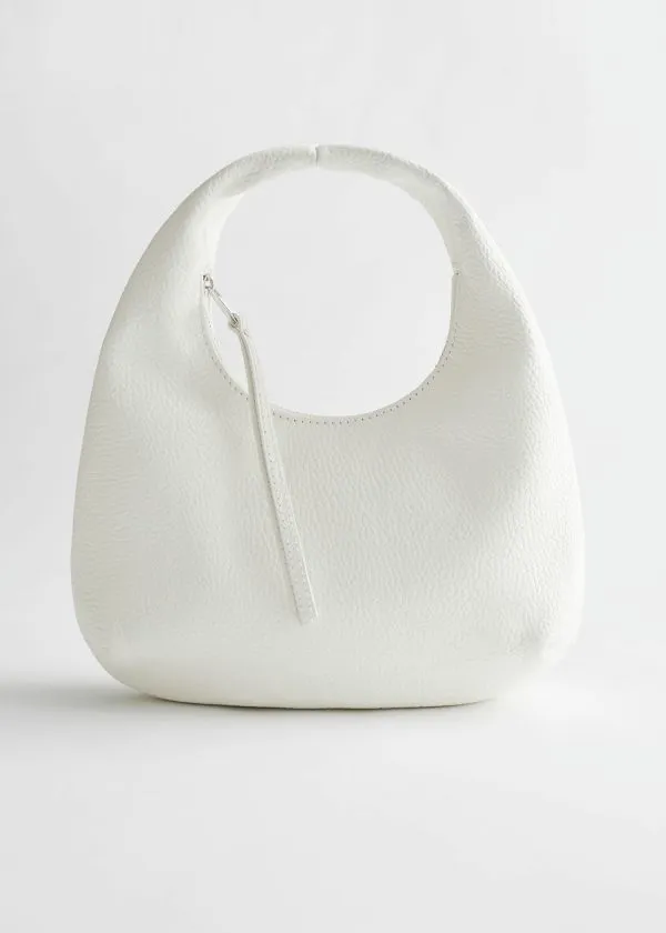 Women Tote Bags and Other Stories Leather Hand Bag White
