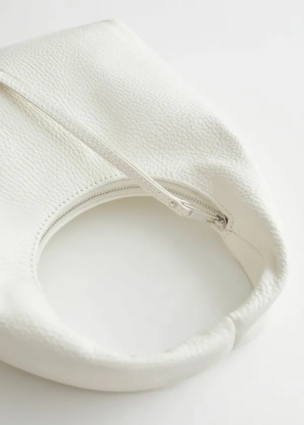 Women Tote Bags and Other Stories Leather Hand Bag White