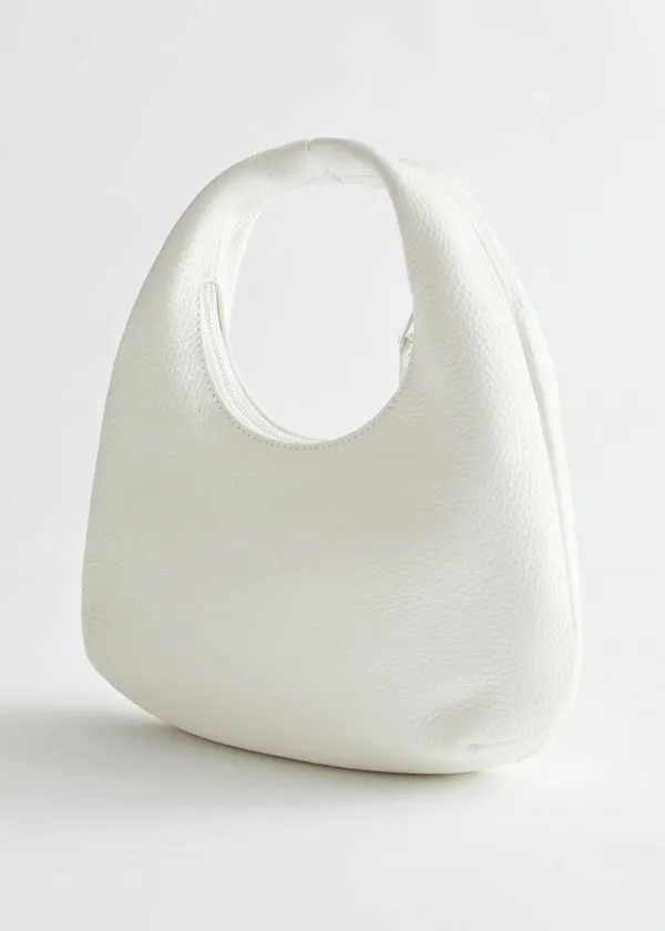 Women Tote Bags and Other Stories Leather Hand Bag White