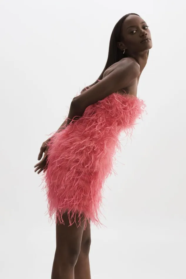 Women TRIANA Feather Dress Rosie LAMARQUE Dresses Women TRIANA Feather Dress Rosie LAMARQUE Dresses