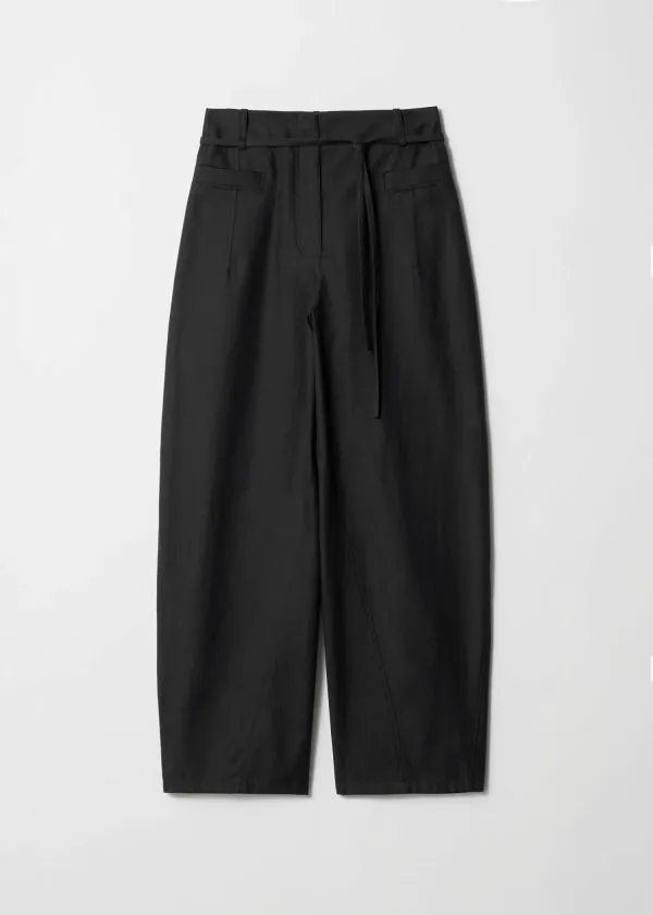 Women Trousers and Other Stories BarrelLeg Trousers Black Women Trousers and Other Stories BarrelLeg Trousers Black