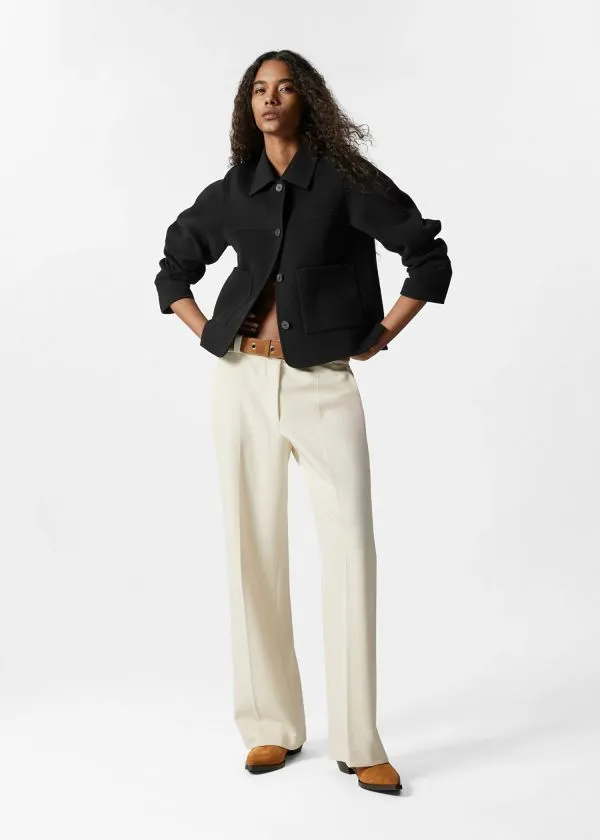 Women Trousers and Other Stories Wide PressCrease Trousers Cream