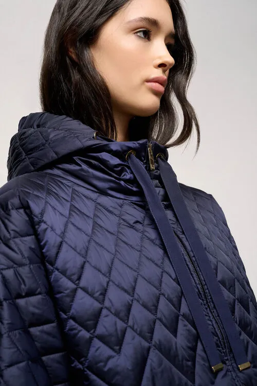 Women Vaporoso Vaporoso Blue Outerwear Luisa Spagnoli Women Vaporoso Vaporoso Blue Outerwear Luisa Spagnoli