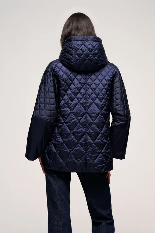 Women Vaporoso Vaporoso Blue Outerwear Luisa Spagnoli Women Vaporoso Vaporoso Blue Outerwear Luisa Spagnoli