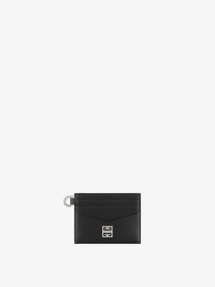 Women Wallets and Card Holders Givenchy 4G Card Holder In Box Leather Black