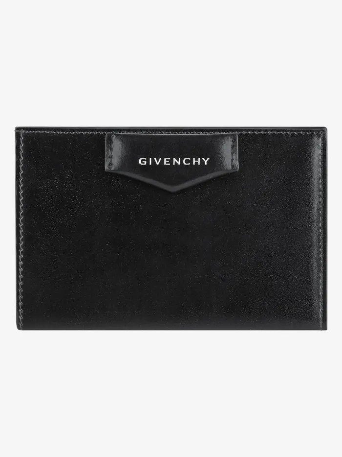 Women Wallets and Card Holders Givenchy Antigona Wallet In Box Leather Black Women Wallets and Card Holders Givenchy Antigona Wallet In Box Leather Black