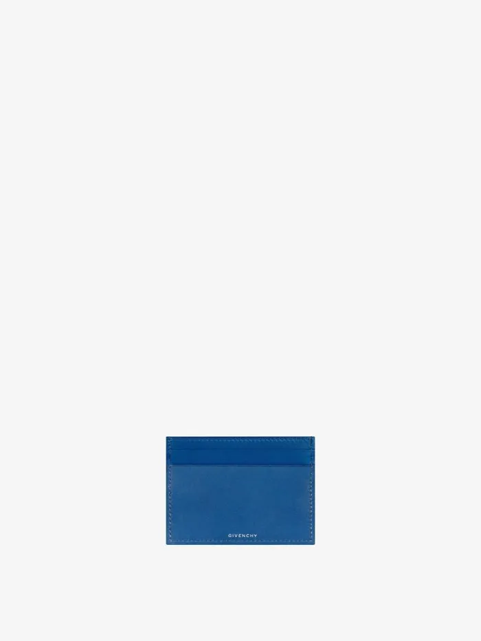 Women Wallets and Card Holders Givenchy GCut Card Holder In 4G Denim And Leather Medium Blue Women Wallets and Card Holders Givenchy GCut Card Holder In 4G Denim And Leather Medium Blue