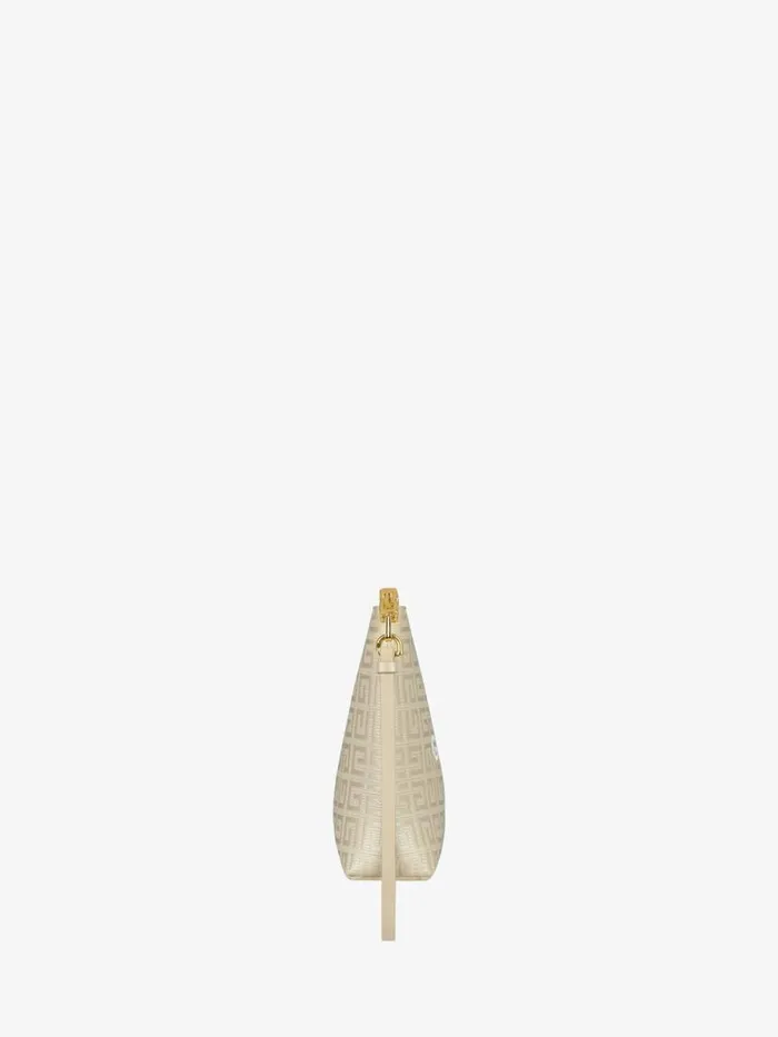 Women Wallets and Card Holders Givenchy GIVENCHY Travel Pouch In 4G Coated Canvas Natural Beige Women Wallets and Card Holders Givenchy GIVENCHY Travel Pouch In 4G Coated Canvas Natural Beige
