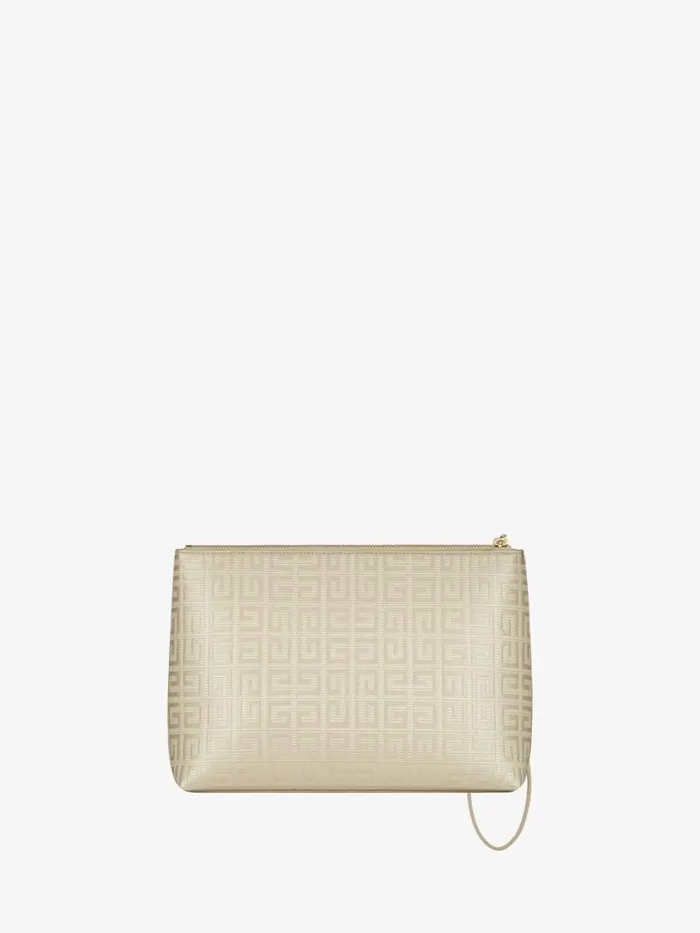 Women Wallets and Card Holders Givenchy GIVENCHY Travel Pouch In 4G Coated Canvas Natural Beige Women Wallets and Card Holders Givenchy GIVENCHY Travel Pouch In 4G Coated Canvas Natural Beige