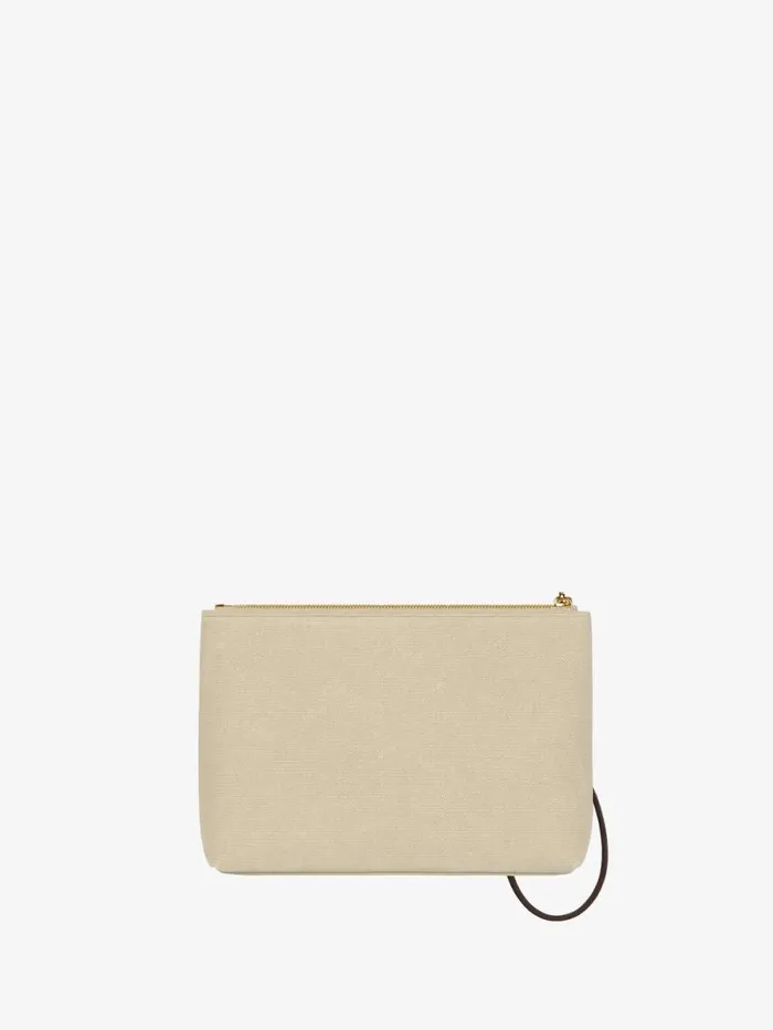 Women Wallets and Card Holders Givenchy GIVENCHY Travel Pouch In Canvas Army Beige Women Wallets and Card Holders Givenchy GIVENCHY Travel Pouch In Canvas Army Beige