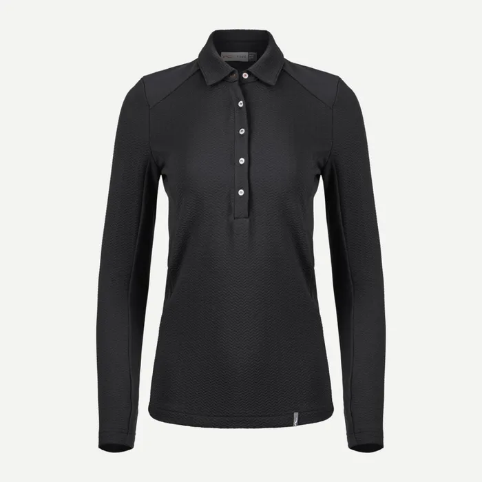 Women Warm Eda LS Black KJUS Polos
