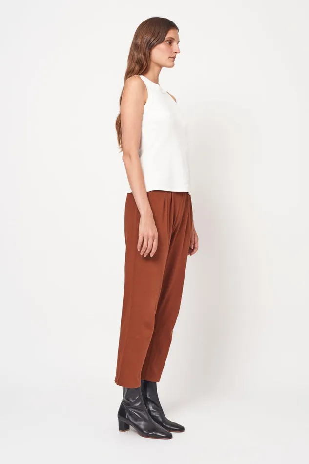 Women Washed White Leigh Tank Top Raquel Allegra TShirts