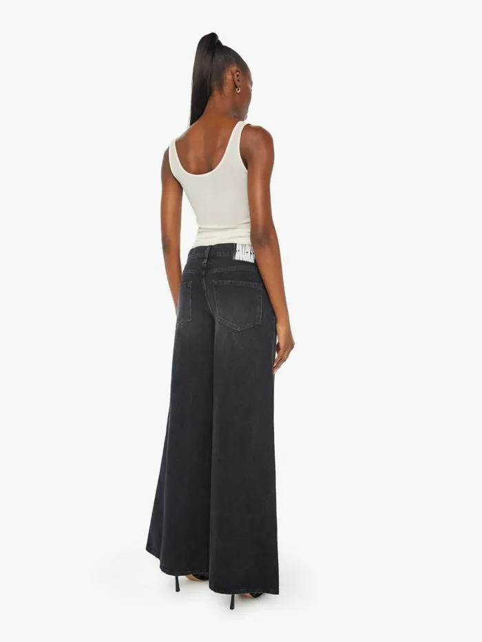 Women Wide Leg Mother Denim Snacks The Slung Sugar Cone Sneak Wash Late Night Lick Women Wide Leg Mother Denim Snacks The Slung Sugar Cone Sneak Wash Late Night Lick