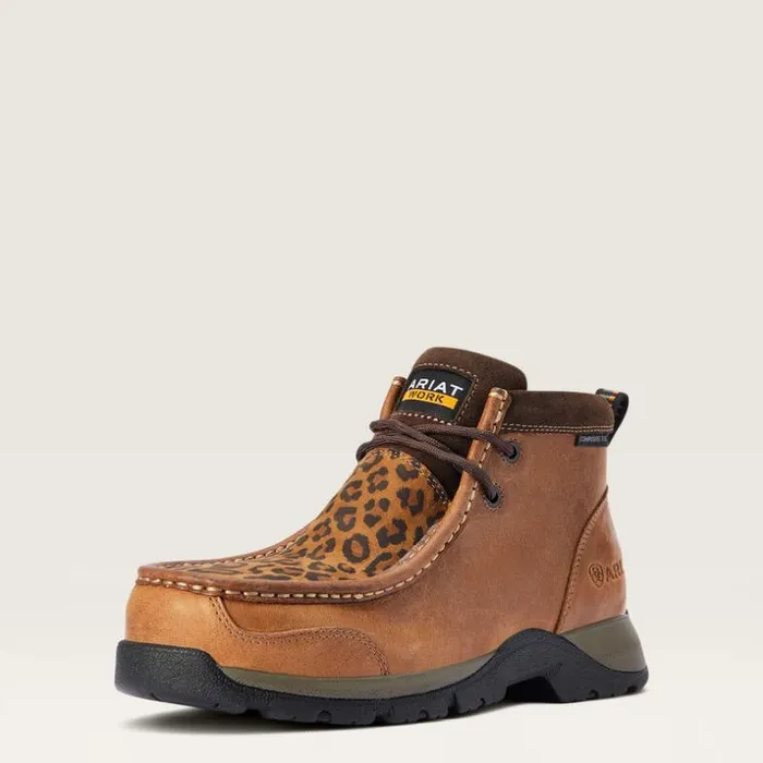 Work Boots and Shoes Women Ariat Edge LTE Moc Composite Toe Work Boot Desert Brown Work Boots and Shoes Women Ariat Edge LTE Moc Composite Toe Work Boot Desert Brown