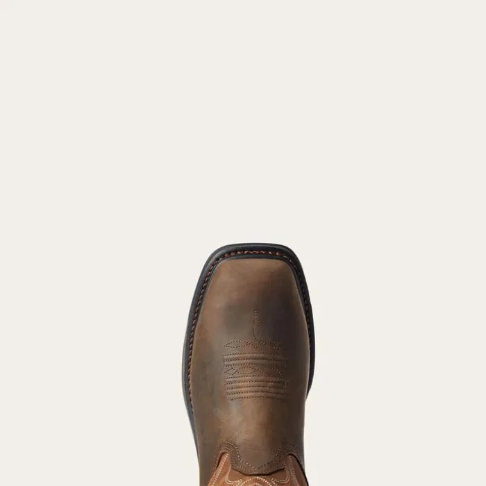 Work Boots Men Ariat Big Rig Waterproof Composite Toe Work Boot Dark Brown