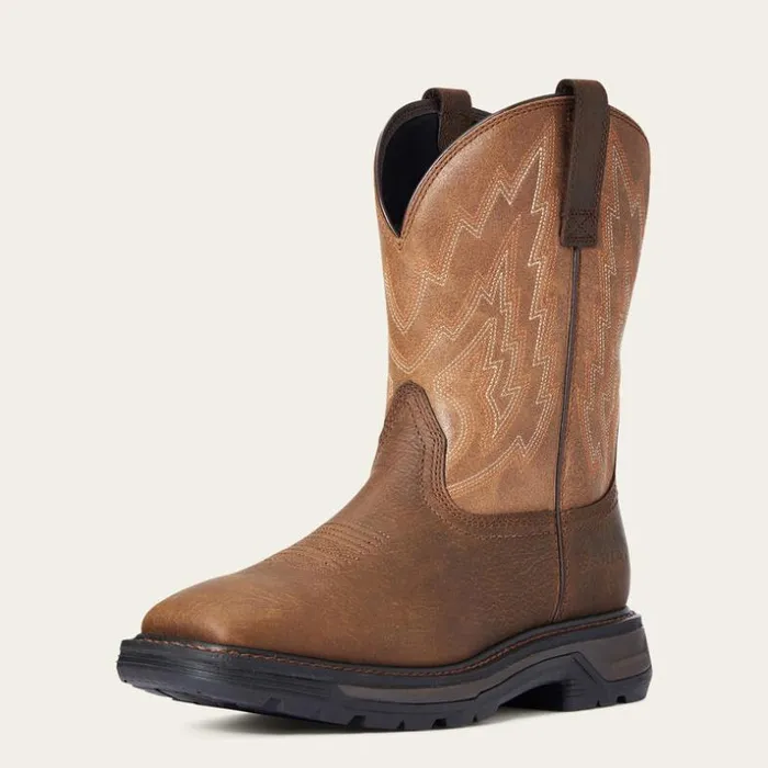 Work Boots Men Ariat Big Rig Work Boot Rye Brown