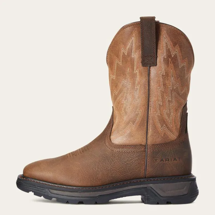 Work Boots Men Ariat Big Rig Work Boot Rye Brown