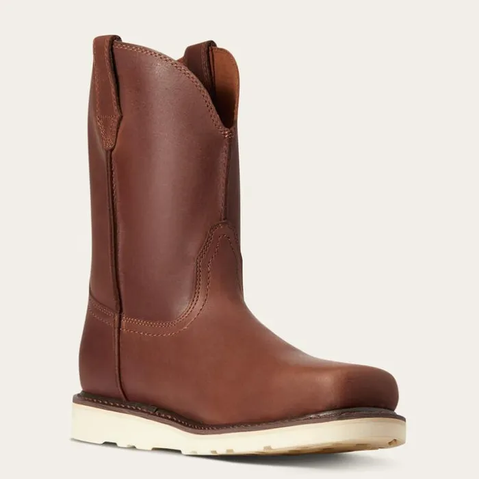 Work Boots Men Ariat Rambler Wedge Steel Toe Work Boot Foothill Brown