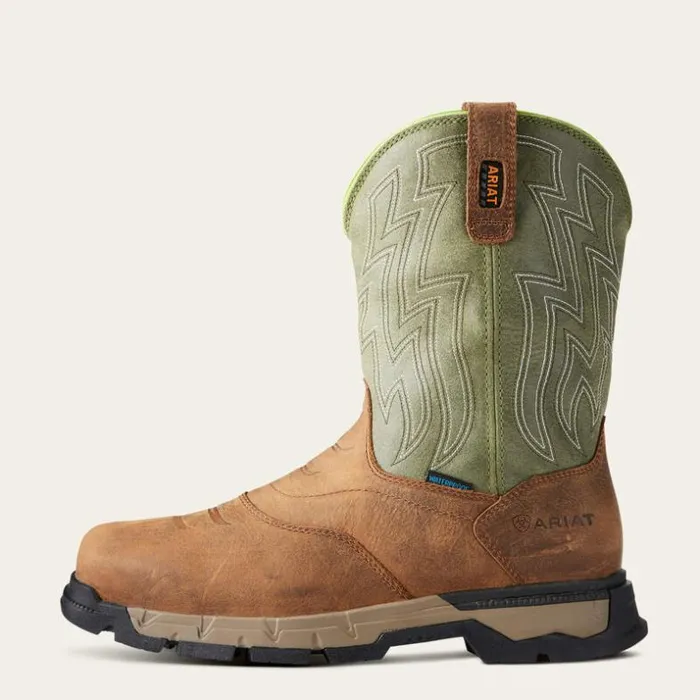 Work Boots Men Ariat Rebar Flex Western Waterproof Work Boot Rye Brown Work Boots Men Ariat Rebar Flex Western Waterproof Work Boot Rye Brown
