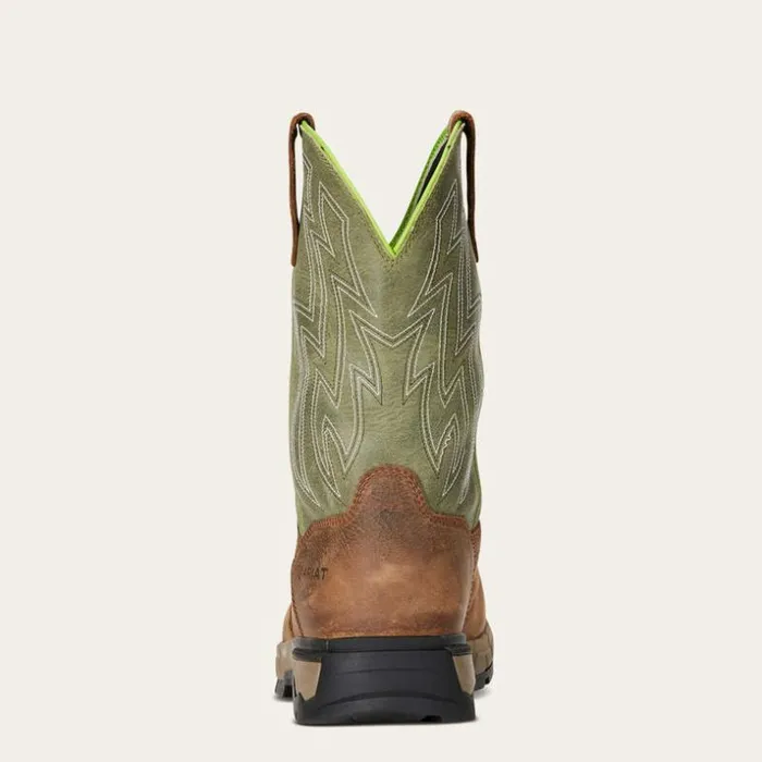 Work Boots Men Ariat Rebar Flex Western Waterproof Work Boot Rye Brown Work Boots Men Ariat Rebar Flex Western Waterproof Work Boot Rye Brown