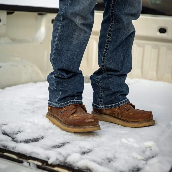 Work Boots Men Ariat Rebar Wedge Moc Toe 6034 Waterproof Work Boot Rusted Copper Work Boots Men Ariat Rebar Wedge Moc Toe 6034 Waterproof Work Boot Rusted Copper