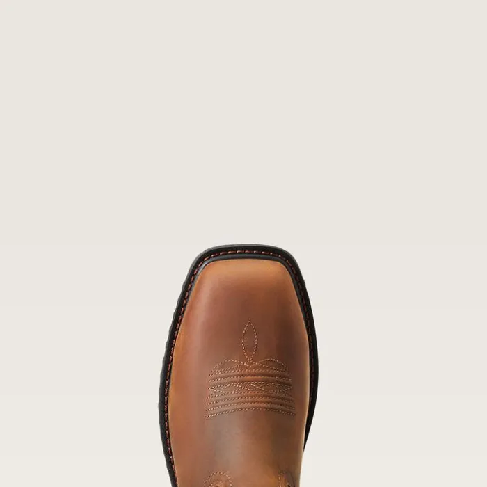 Work Boots Men Ariat RigTek Wide Square Toe Waterproof Composite Toe Work Boot Distressed Brown Work Boots Men Ariat RigTek Wide Square Toe Waterproof Composite Toe Work Boot Distressed Brown