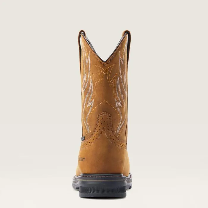 Work Boots Men Ariat Sierra Shock Shield Waterproof Steel Toe Work Boot Distressed Brown Work Boots Men Ariat Sierra Shock Shield Waterproof Steel Toe Work Boot Distressed Brown