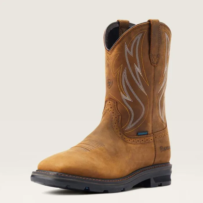 Work Boots Men Ariat Sierra Shock Shield Waterproof Work Boot Distressed Brown Work Boots Men Ariat Sierra Shock Shield Waterproof Work Boot Distressed Brown