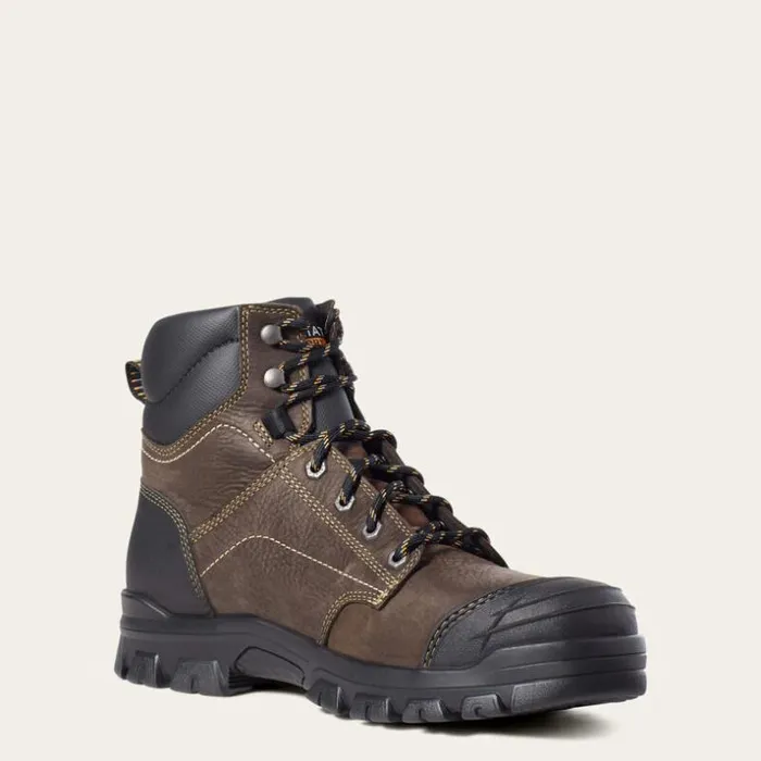 Work Boots Men Ariat Treadfast 6034 Waterproof Steel Toe Work Boot Dark Brown Work Boots Men Ariat Treadfast 6034 Waterproof Steel Toe Work Boot Dark Brown