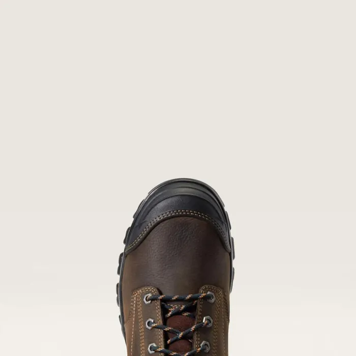 Work Boots Men Ariat Treadfast 6034 Waterproof Work Boot Dark Brown