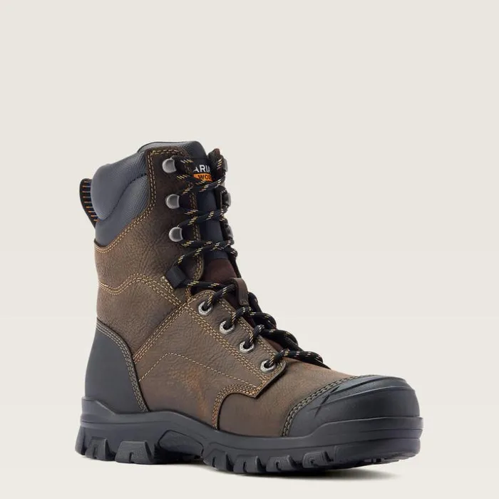 Work Boots Men Ariat Treadfast 8034 Waterproof Work Boot Dark Brown Work Boots Men Ariat Treadfast 8034 Waterproof Work Boot Dark Brown