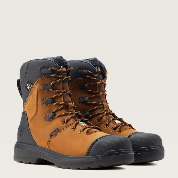 Work Boots Men Ariat Turbo Outlaw 8034 CSA MetGuard Waterproof Carbon Toe Work Boot Barley Brown Work Boots Men Ariat Turbo Outlaw 8034 CSA MetGuard Waterproof Carbon Toe Work Boot Barley Brown