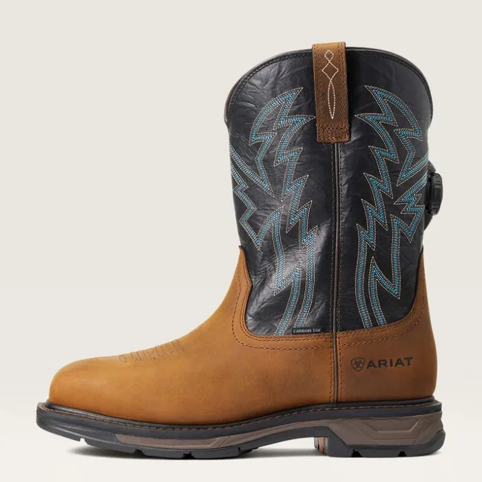 Work Boots Men Ariat WorkHog XT BOA Carbon Toe Work Boot Dark Earth Work Boots Men Ariat WorkHog XT BOA Carbon Toe Work Boot Dark Earth