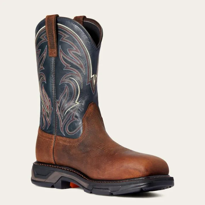 Work Boots Men Ariat WorkHog XT Cottonwood Carbon Toe Work Boot Brown Oiled Rowdy Work Boots Men Ariat WorkHog XT Cottonwood Carbon Toe Work Boot Brown Oiled Rowdy