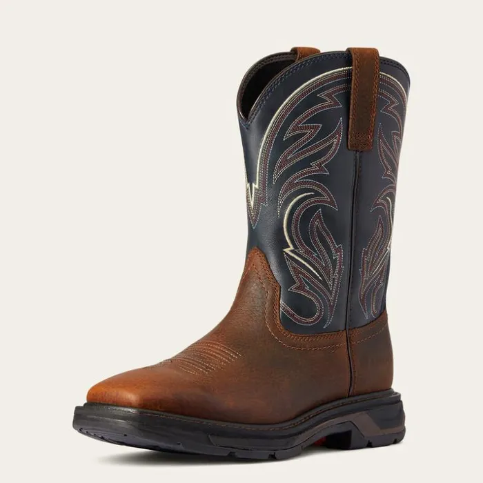 Work Boots Men Ariat WorkHog XT Cottonwood Work Boot Brown Oiled Rowdy