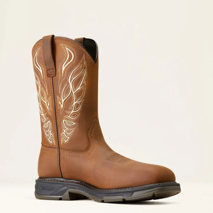 Work Boots Men Ariat WorkHog XT Phoenix Carbon Toe Work Boot Distressed Brown
