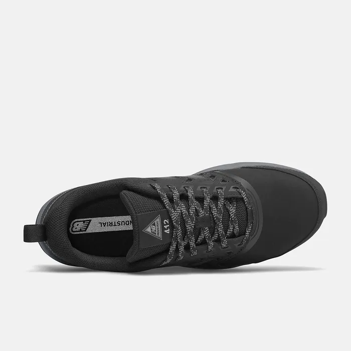 Work Shoes Men 412v1 Alloy Toe Black with Silver New Balance Work Shoes Men 412v1 Alloy Toe Black with Silver New Balance