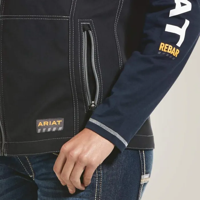 Workwear Women Ariat Rebar Stretch Canvas Softshell Vest Black Workwear Women Ariat Rebar Stretch Canvas Softshell Vest Black