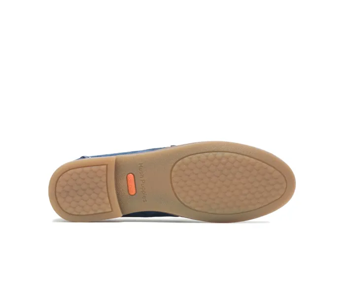 Wren Loafer Navy Suede Women Loafers Hush Puppies