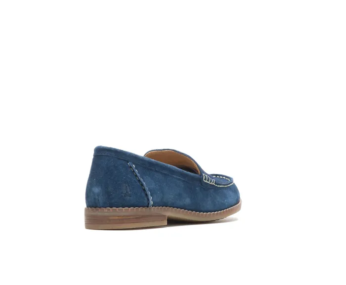 Wren Loafer Navy Suede Women Loafers Hush Puppies