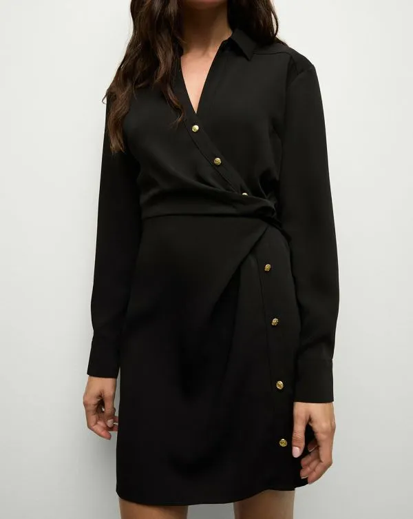 Wright Mini Dress Black Women Veronica Beard Dresses