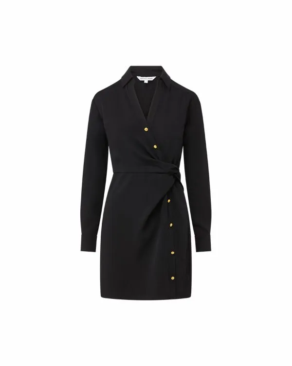 Wright Mini Dress Black Women Veronica Beard Dresses