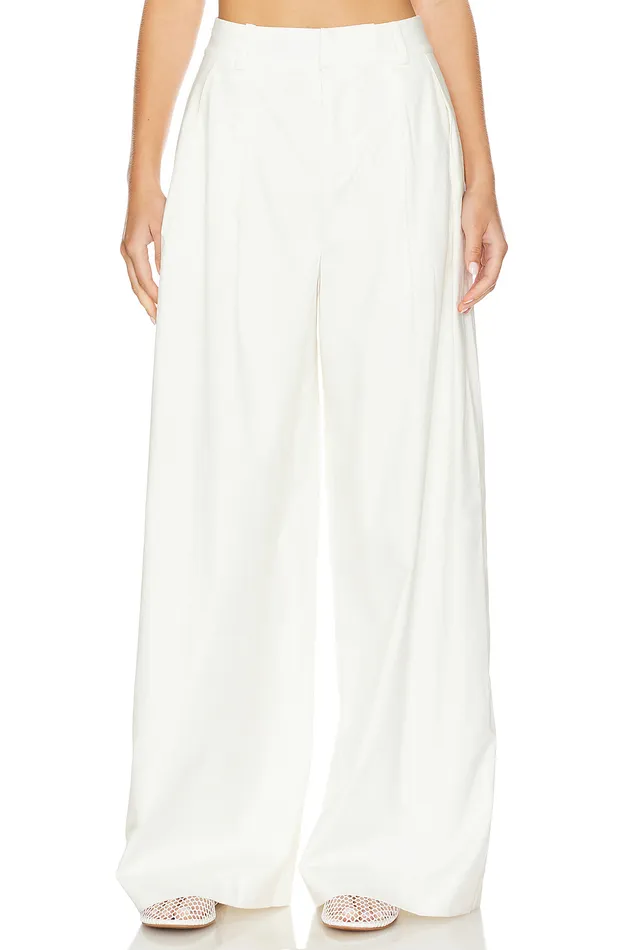 X Maggie Macdonald Leah Pant White Women Lovers and Friends Pants