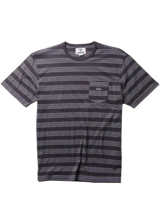 Youth Vissla Low Line Boys Ss Pkt Tee Phantom Clothing