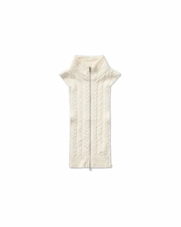 Zander CableKnit Dickey Dove Women Veronica Beard Dickeys